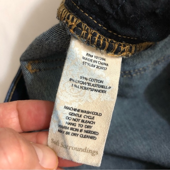 Soft Surroundings Womens Style 3CW54 High Rise Blue Jeans 12 - Picture 11 of 11